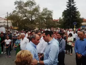 Εγκαίνια του εκλογικού κέντρου του Χρήστου Κομπατσιάρη στο Κολινδρό