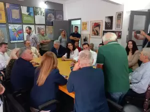 Ενημερωτική επίσκεψη Βουλευτών και Στελεχών του ΠΑΣΟΚ στον Οργανισμό Φεστιβάλ Ολύμπου