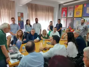 Ενημερωτική επίσκεψη Βουλευτών και Στελεχών του ΠΑΣΟΚ στον Οργανισμό Φεστιβάλ Ολύμπου