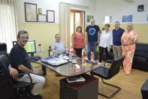 Επίσκεψη και ενημέρωση του Γιάννη Ντούμου στη Διεύθυνση Δασών Πιερίας