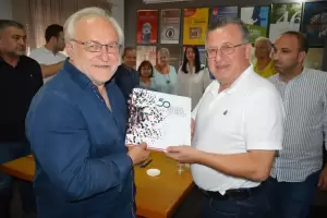 Επίσκεψη Γιάννη Ντούμου στον ΟΡ.ΦΕ.Ο. «Το Φεστιβάλ Ολύμπου αποτελεί τον εκφραστή της πολιτιστικής μας αναφοράς»