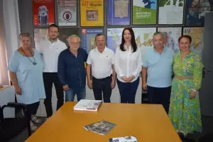 Επίσκεψη Γιάννη Ντούμου στον ΟΡ.ΦΕ.Ο. «Το Φεστιβάλ Ολύμπου αποτελεί τον εκφραστή της πολιτιστικής μας αναφοράς»