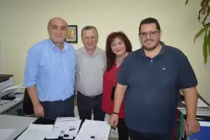 Εθιμοτυπικές επισκέψεις του υποψηφίου Δημάρχου Γιάννη Ντούμου στον ΕΦΚΑ και τη ΔΥΠΑ (πρώην ΟΑΕΔ)