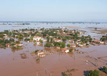 Πλημμύρα στη Θεσσαλία: Μέσα από έναν δορυφορικό φακό