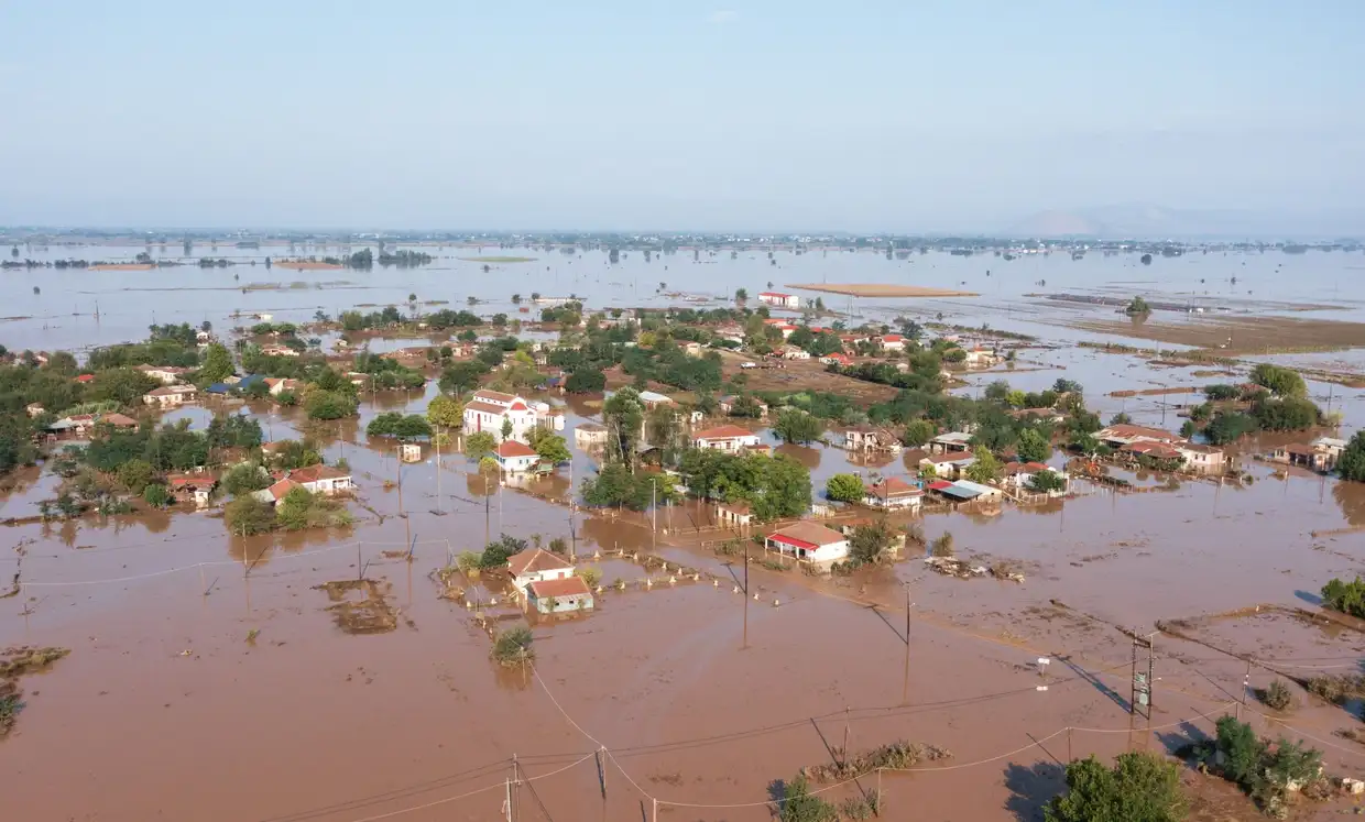 Πλημμύρα στη Θεσσαλία: Μέσα από έναν δορυφορικό φακό | Ολύμπιο Βήμα