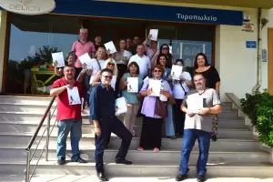 Ο Γιάννης Ντούμος περιόδευσε στη λαϊκή αγορά του Σαββάτου