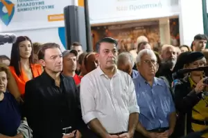 Ηχηρό, μαζικό και δυναμικό παρόν του κόσμου στα Εγκαίνια του Εκλογικού Κέντρου του Βαγγέλη Λαγδάρη