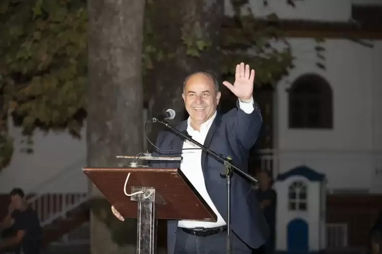 Ήταν αναμφίβολα από τις μεγαλύτερες προεκλογικές συγκεντρώσεις που έγιναν στον Πλαταμώνα, αυτή του Βαγγέλη Γερολιόλιου.