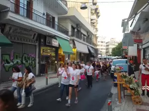 Κατερίνη – 21η Πανελλήνια Λαμπαδηδρομία: Εκδήλωση εθελοντών αιμοδοτών στην πλατεία Ελευθερίας