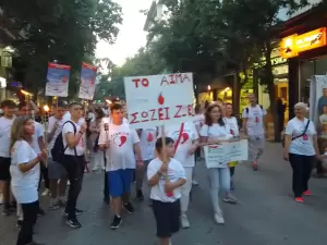 Κατερίνη – 21η Πανελλήνια Λαμπαδηδρομία: Εκδήλωση εθελοντών αιμοδοτών στην πλατεία Ελευθερίας