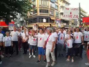 Κατερίνη – 21η Πανελλήνια Λαμπαδηδρομία: Εκδήλωση εθελοντών αιμοδοτών στην πλατεία Ελευθερίας