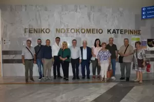 Περιοδεία Γιάννη Ντούμου και συνεργατών του σε εννέα φορείς – υπηρεσίες που εδρεύουν στην Κατερίνη