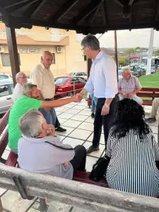 Περιοδεία Λαγδάρη σε Μεγάλη Γέφυρα, Παλιάμπελα και Λιβάδι. Θερμή υποδοχή και δυναμική στήριξη από τους ντόπιους κατοίκους Περιοδεία Λαγδάρη σε Μεγάλη Γέφυρα, Παλιάμπελα και Λιβάδι. Θερμή υποδοχή και δυναμική στήριξη από τους ντόπιους κατοίκους