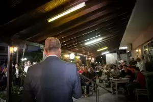 Σε Αρωνά και Παλαιό Κεραμίδι συνεχίστηκαν οι ομιλίες του Δημάρχου Κατερίνης   