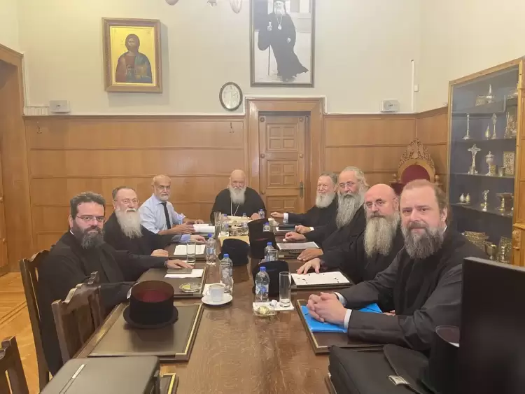 Ο Σεβασμιώτατος Μητροπολίτης Κίτρους κ. Γεώργιος στην Αρχιεπισκοπή Αθηνών