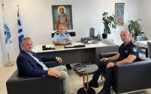 Στην Διεύθυνση Αστυνομίας Πιερίας ο Θανάσης Λιακόπουλος – Συνάντηση με την Ένωση Αστυνομικών Υπαλλήλων