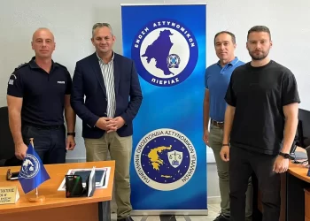 Στην Διεύθυνση Αστυνομίας Πιερίας ο Θανάσης Λιακόπουλος – Συνάντηση με την Ένωση Αστυνομικών Υπαλλήλων