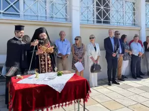 Στον Αγιασμό εκπαιδευτικών μονάδων ο Φώντας Μπαραλιάκος