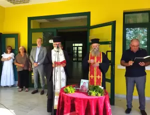 Στον αγιασμό των σχολείων ο Δήμαρχος Κατερίνης Κώστας Κουκοδήμος