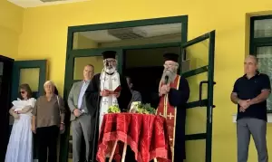 Στον αγιασμό των σχολείων ο Δήμαρχος Κατερίνης Κώστας Κουκοδήμος