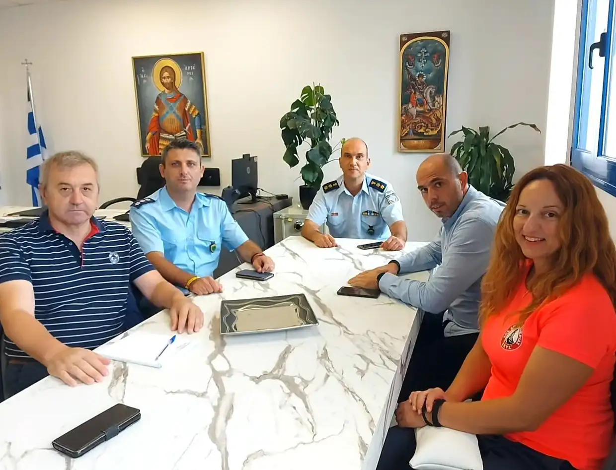 «Τρέχω για την Κατερίνη»: Συνάντηση εργασίας της Οργανωτικής Επιτροπής με τον Διευθυντή της Δ/νσης Αστυνομίας Πιερίας