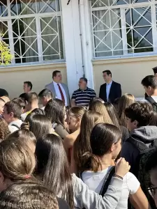 Ο βουλευτής Πιερίας Σπύρος Κουλκουδίνας στις τελετές αγιασμού   των σχολείων της Πιερίας
