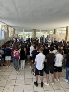 Ο βουλευτής Πιερίας Σπύρος Κουλκουδίνας στις τελετές αγιασμού   των σχολείων της Πιερίας