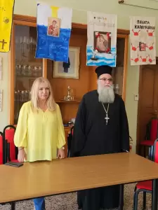 Η Υφυπουργός Ανάπτυξης κας Άννας Μάνη Παπαδημητρίου με νέους του προγράμματος Erasmus+