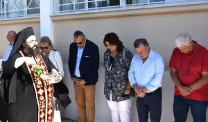 Ο υποψήφιος Δήμαρχος Κατερίνης Γιάννης Ντούμος στους Αγιασμούς των Σχολείων