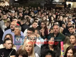 H κεντρική ομιλία του Κώστα Κουκοδήμου στην Πλατεία Ελευθερίας της Κατερίνης (εικόνες και βίντεο)