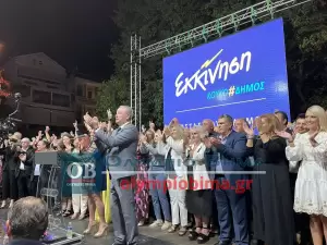 H κεντρική ομιλία του Κώστα Κουκοδήμου στην Πλατεία Ελευθερίας της Κατερίνης (εικόνες και βίντεο)