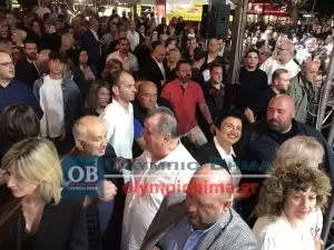 H κεντρική ομιλία του Κώστα Κουκοδήμου στην Πλατεία Ελευθερίας της Κατερίνης (εικόνες και βίντεο)