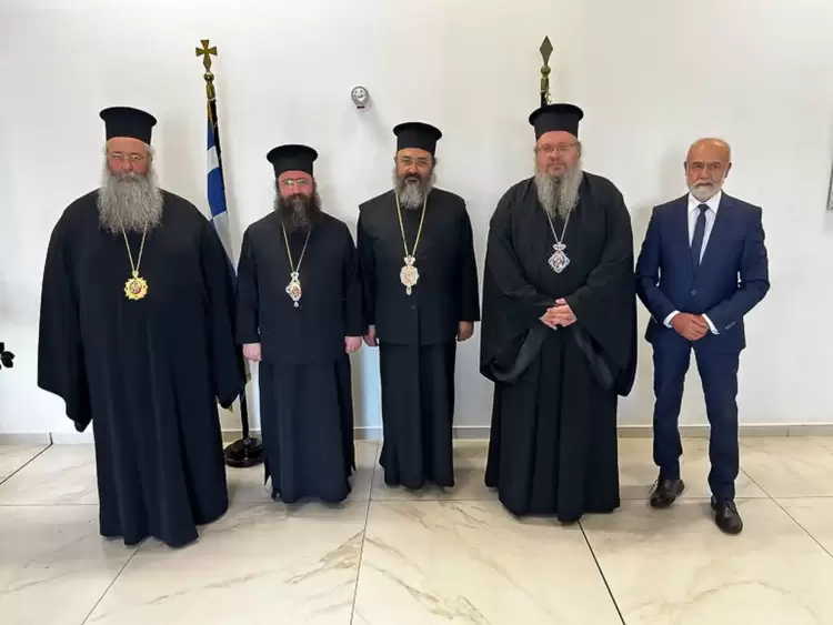 O Σεβασμιώτατος Μητροπολίτης Κίτρους κ. Γεώργιος με Αντιπροσωπείες Ξένων Εκκλησιών O Σεβασμιώτατος Μητροπολίτης Κίτρους κ. Γεώργιος με Αντιπροσωπείες Ξένων Εκκλησιών