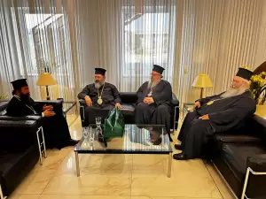 O Σεβασμιώτατος Μητροπολίτης Κίτρους κ. Γεώργιος με Αντιπροσωπείες Ξένων Εκκλησιών O Σεβασμιώτατος Μητροπολίτης Κίτρους κ. Γεώργιος με Αντιπροσωπείες Ξένων Εκκλησιών