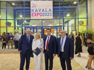 Η Άννα Μάνη – Παπαδημητρίου στα εγκαίνια της 29ης Διεθνούς Έκθεσης Kavala Expo 2023