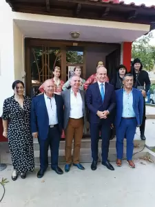 Ένωση Ποντίων Πιερίας: Αποκαλυπτήρια της προτομής του  Αρχιεπισκόπου Χρύσανθου