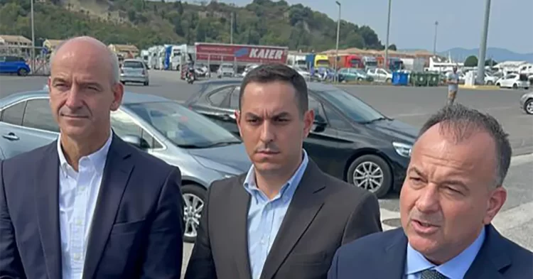 Ο Φώντας Μπαραλιάκος στην Κέρκυρα με κλιμάκιο Υπουργών και Βουλευτών της ΝΔ