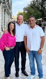 Ο Φώντας Μπαραλιάκος στην Κέρκυρα με κλιμάκιο Υπουργών και Βουλευτών της ΝΔ