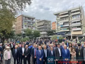 Κατερίνη – Εορτασμός και Κατάθεση Στεφάνων για την Επέτειο της Απελευθέρωσης της πόλης (εικόνες)