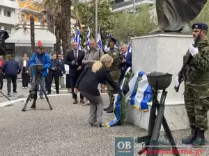 Κατερίνη – Εορτασμός και Κατάθεση Στεφάνων για την Επέτειο της Απελευθέρωσης της πόλης (εικόνες)