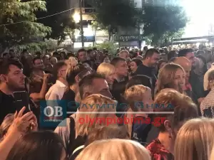 Κατερίνη – Η κεντρική ομιλία του υποψήφιου Δήμαρχου Γιάννη Ντούμου στην κεντρική πλατεία