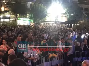 Κατερίνη – Η κεντρική ομιλία του υποψήφιου Δήμαρχου Γιάννη Ντούμου στην κεντρική πλατεία