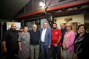 Κώστας Κουκοδήμος: Θερμή υποδοχή σε Ν. Κεραμίδι, Άνω Αγ. Ιωάννη και Γανόχωρα