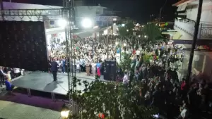 Μοναδική – ανεπανάληπτη η συγκέντρωση του Βαγγέλη Γερολιόλιου στη Λεπτοκαρυά