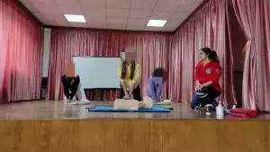 Διασωστική Ομάδα Πιερίας: Ενημέρωση και παρουσίαση Α Βοηθειών στο Γυμνάσιο Κολινδρού