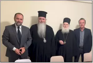 Επίσκεψη του γέροντος Εφραίμ Βατοπαιδινού στην Κέντρο Ημέρας Κατερίνης “Παναγία η Βηματάρισσα”