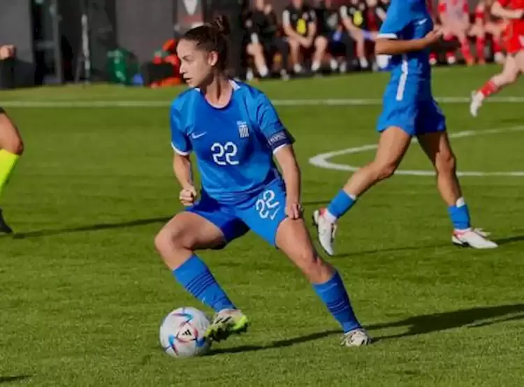 Καλύτερη νέα αθλήτρια ποδοσφαίρου στην Ελλάδα