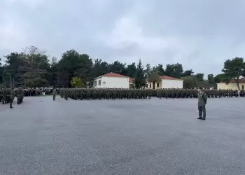 Λιτόχωρο: Ορκωμοσία οπλιτών στο στρατόπεδο ΜΠΑΛΑΝΙΚΑ στο Λιτόχωρο