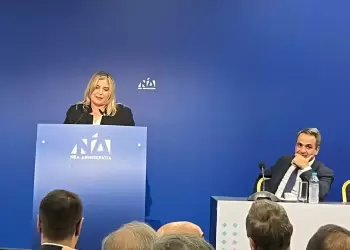 Η Μαρία Συρεγγέλα η πρώτη γυναίκα γραμματέας της ΝΔ