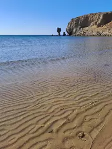 Οι βράχοι στον Αη Γιάννη Κάσπακα της Λήμνου